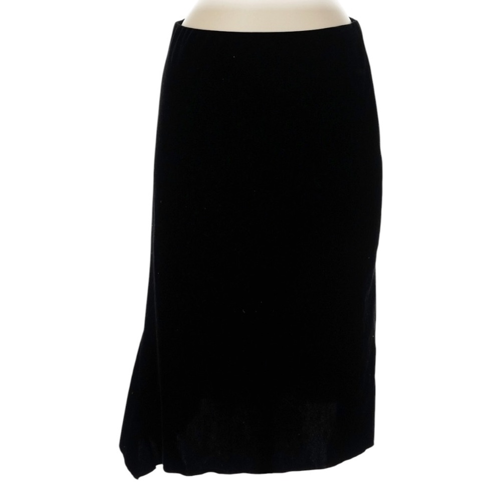 Vintage Hanky Panky Gothic Black Velvet Skirt 90s Goth Witchy Whimsigoth Medium